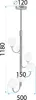 Toolight Hanglamp APP1585-6CP Gold Productafbeelding-voorbeeld 8
