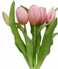 Tulpen künstlich 30cm Tulpenbündel mit 5Tulpen Real Touch Produktbild-Vorschau 2