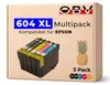 Kompatible Druckerpatronen 604XL für Epson, 5er Set Produktbild-Vorschau 1