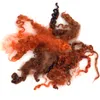 Wensleydale Locken Wollstapel - Braun / Erde Floating Color Produktbild-Vorschau 1