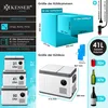Product information and diagrams for a KESSER cooler. Produktbild-Vorschau