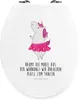 Mr. & Mrs. Panda WC Sitz Einhorn Ballerina - Weiß - Produktbild-Vorschau 1