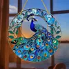 GKA Sonnenfänger Pfau 15 cm Buntglas Lichtfänger Produktbild-Vorschau 3