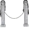 Colonna d'ingresso per feste di Halloween con teschi 2 Anteprima dell’immagine prodotto 3