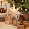 3D LED-papierster, 35 cm, kerstster als tafellamp, Productafbeelding-voorbeeld 4
