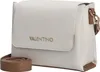 A white Valentino handbag with brown accents and strap is shown against a white background. Náhľad obrázku produktu
