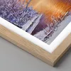 Gerahmtes Poster - Rahmen in heller Eiche - Brücke Schnee Produktbild-Vorschau 2
