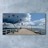 Wanduhr aus Glas – 60x30 cm - Glasbild - Glasuhr - Produktbild-Vorschau 2
