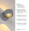 JUST LIGHT LED Wandlampe AKKU-CHIA Wandlampe AKKU USB Produktbild-Vorschau 3