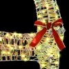 vidaXL 3D Rentier mit 140 LEDs Warmweiß 128 cm PET Produktbild-Vorschau 5