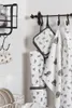 Clayre & Eef Topflappen 20x20 cm Grau Weiß Baumwolle Katzen Produktbild-Vorschau 3