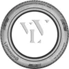 A black and white image of a car tire with text and logos visible. Produktbild-Vorschau