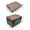 49 x 35 x 28,5 cm Składany pojemnik kempingowy z drewnianą Podgląd zdjęcia produktu 2