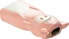 A pink ceramic pig-shaped water bowl for a radiator. Produktbild-Vorschau