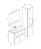 Technical drawing/diagram of a bathroom vanity set with dimensions. Anteprima dell’immagine prodotto