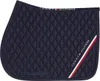 A navy blue quilted saddle pad with Tommy Hilfiger branding. Produktbild-Vorschau