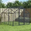[Home] Voliere Anthrazit 1,79x3x1,85 m Aluminium , Neue Produktbild-Vorschau 1