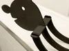 DanDiBo Držák toaletního papíru Wood Black Caterpillar Náhled obrázku produktu 5