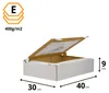 KAPAK Kuchen Transportbox Weiß mit Sichtfenster 40x30x9 cm Produktbild-Vorschau 2