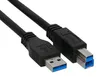 InLine USB 3.2 Gen.1 Kabel, A an B, schwarz, 2m, 2 m, USB Produktbild-Vorschau 3