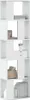 vidaXL Bücherregal 5 Böden Weiß 45x23,5x162,5 cm Produktbild-Vorschau 2
