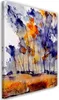 Leinwandbild abstrakte bäume 70x100 cm Feeby lila wandbild Produktbild-Vorschau 1