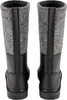 A pair of black and gray boots shown from the back. Produktbild-Vorschau