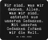 Mr. & Mrs. Panda Mauspad Wir sind, was wir... - Schwarz - Produktbild-Vorschau 1