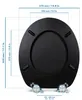Sanfino® Premium WC Sitz "All Black" hochwertiger Produktbild-Vorschau 7