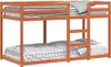 Design Etagenbett Wachsbraun 90x190 cm Massivholz Kiefer, Produktbild-Vorschau 1