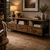 Relaxdays, mueble de TV, dimensiones: 50 x 170 x 40 cm, 3 Vista previa de la imagen del producto 5