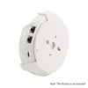 A white wall mount bracket for a TP-Link Deco M5/P7 WiFi system, shown from a side angle. Náhled obrázku produktu