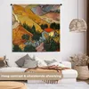 MuchoWow® Wandteppich Wandbehang Landschaft mit einem Haus Produktbild-Vorschau 2