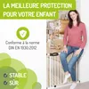 BOMI® Barrière de sécurité bébé 63–251 cm sans perçage – À Voir les images du produit 5