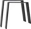 Two black table legs are shown against a white background. Produktbild-Vorschau