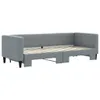 vidaXL Rozkladacia posteľ Light Grey 80x200 cm Látka Náhľad obrázku produktu 3
