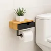 Relaxdays Toilettenpapierhalter, ohne Bohren, Ablage & Produktbild-Vorschau 2