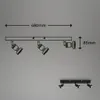 LED Deckenleuchte Deckenlampe Spots schwenkbar 5W 3xGU10 Produktbild-Vorschau 5