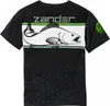 HOTSPOT DESIGN T-shirt Linear Zander, M, schwarz-grün, Produktbild-Vorschau 5