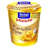 A product shot of a single-serving container of potato puree. Produktbild-Vorschau