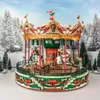 Casa di Natale Giostra di Babbo Natale Anteprima dell’immagine prodotto 3