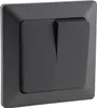MILOS Serien-Schalter 2-fach, Anthrazit 250V/ 10A, inkl. Produktbild-Vorschau 1
