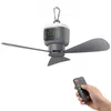 Přenosný stropní ventilátor s osvětlením, 12 000 mAh, Náhled obrázku produktu 1