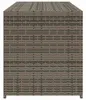 vidaXL Gartentruhe Grau 283L Poly Rattan Produktbild-Vorschau 5