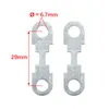 4pcs 40A Bande fusible plaque Métal argent Voiture Voir les images du produit 3