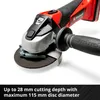 Smerigliatrice angolare a batteria Einhell TE-AG 18 Li Solo Anteprima dell’immagine prodotto 8
