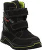 A single black winter boot with green accents and a dragon design. Produktbild-Vorschau