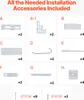 An image showing all the installation accessories included for a product. Anteprima dell’immagine prodotto