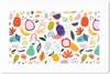 MuchoWow® Mauspad Mousepad Obst - Weiß - Pastell - Pflanzen Produktbild-Vorschau 1