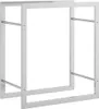 vidaXL Stojan na palivové drevo 50x28x56 cm z nerezovej Náhľad obrázku produktu 1